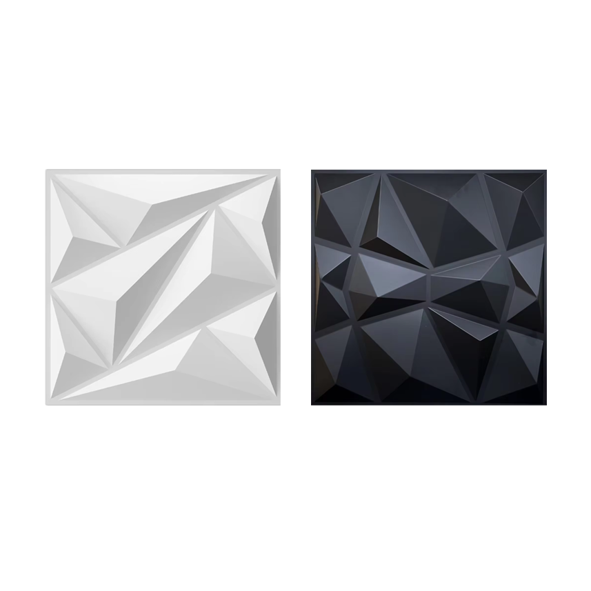 3D Textured Wall Panels 10 pcs