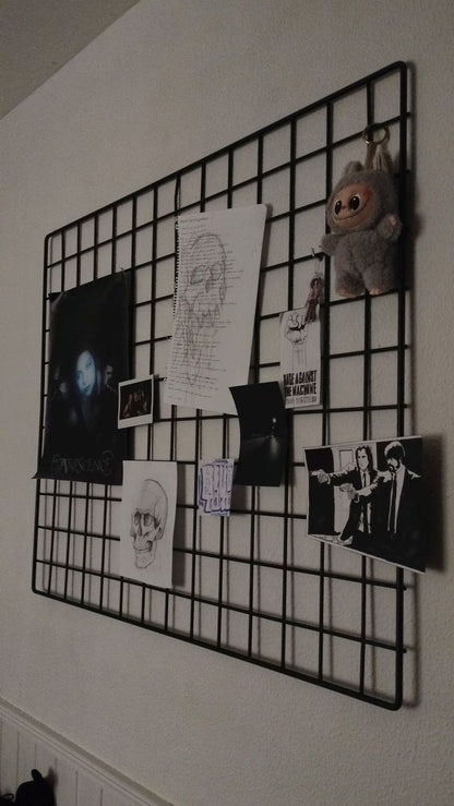 Metal Grid Panel Display