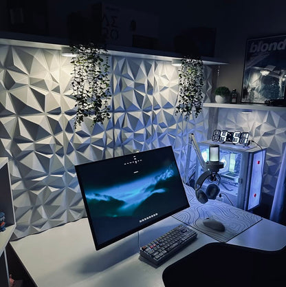 3D Textured Wall Panels 10 pcs