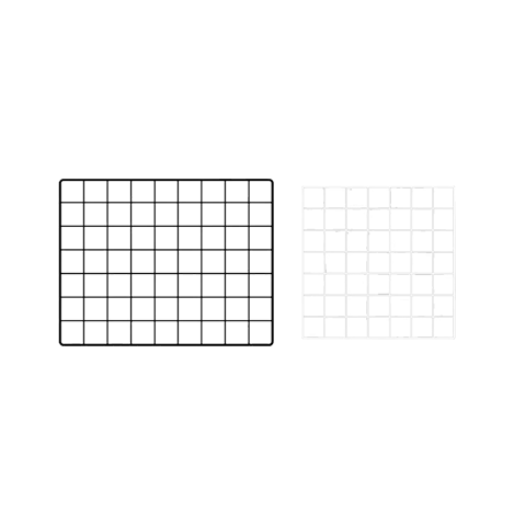 Metal Grid Panel Display