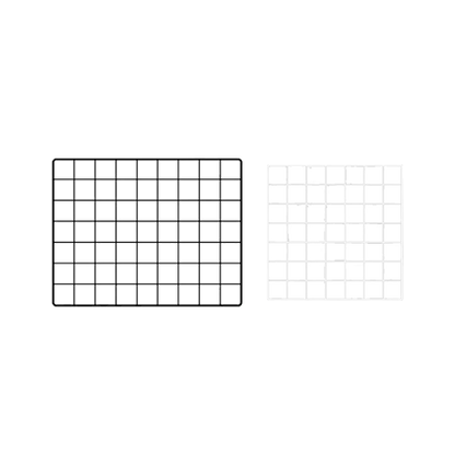 Metal Grid Panel Display