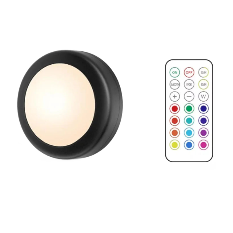 Wireless RGB Puck Lights